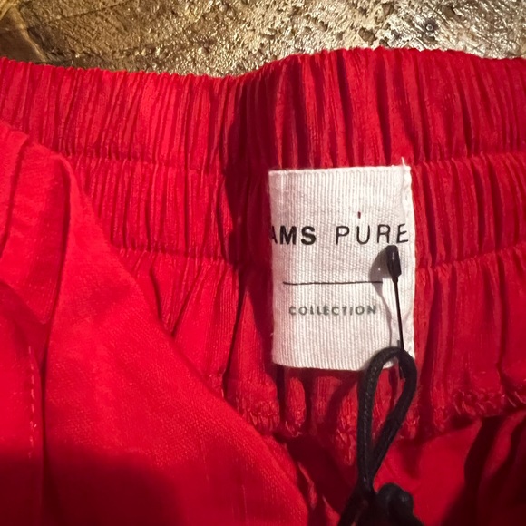 AMS PURE LIPSTICK RED CROPPED PANTS - Picture 4 of 7